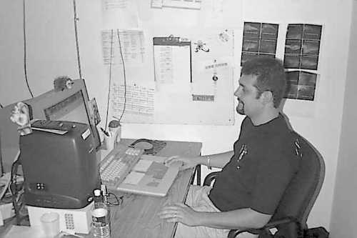 Dede at work